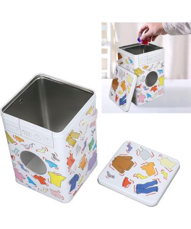 JTBDWOSK Washing Powder Can Household Laundry Powder Storage Tin Metal Washing Powder Can Washing Powder Storage Container for Cleaning Products Multi colored - Buy Online on GoSupps.com