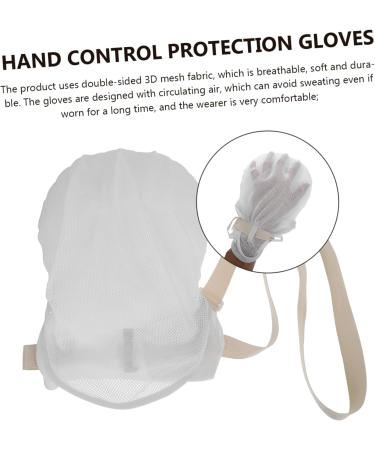 FRCOLOR Anti-Scratch Safety Control Mitts - Soft Cotton Polyester Protectors for Elders | International Shipping Available - Buy Online on GoSupps.com