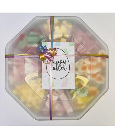 Yellow Pink Pick n Mix Sweets Candy Assortment Platter Gift Present Happy Easter - Buy Online on GoSupps.com