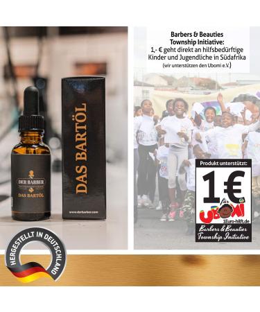 Der Barber Beard Oil - Vegan Skin-Soothing Rich Formula - Premium German Quality - Buy Online on GoSupps.com