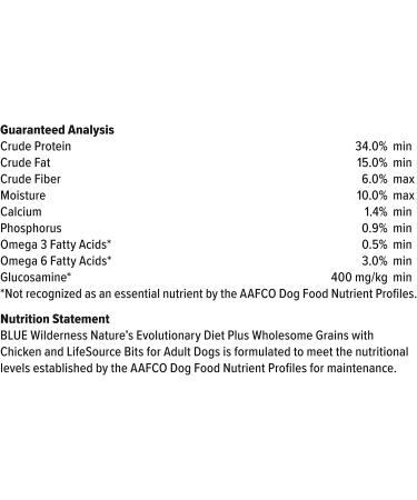 Blue Buffalo Wilderness High Protein Natural Adult Dry Dog Food - Grain-Free | Premium Nutrition - Buy Online on GoSupps.com