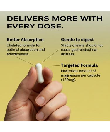 Suppgrade Labs Magnesium 101 by Dave Asprey | Daily Support for Sleep Metabolism Relaxation & Heart Health | 300 mg Chelated Magnesium Bisglycinate | High Absorption Magnesium | 30 Day Supply - Buy Online on GoSupps.com