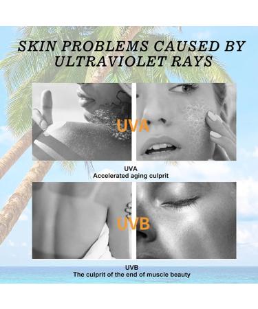 Spf Face Moisturiser - SPF 90+ Face Sunscreen - Long Lasting 24-Hour Sun Protection Suncream - UV Damage Resistance - Prevent Spots and Wrinkles to Anti-Aging - Refresh Light texture Sweat Resistant - Buy Online on GoSupps.com