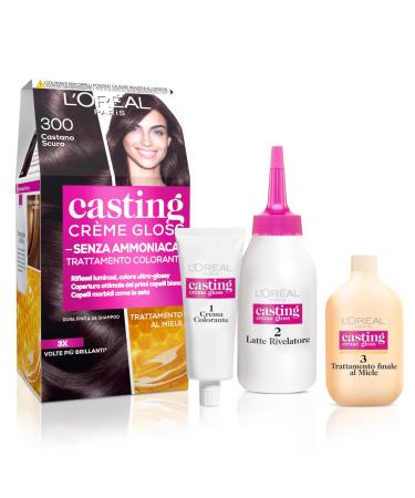 L'OREAL Casting 300 Dark Brown Cream Ammonia Free - Estrosa Hair Color
