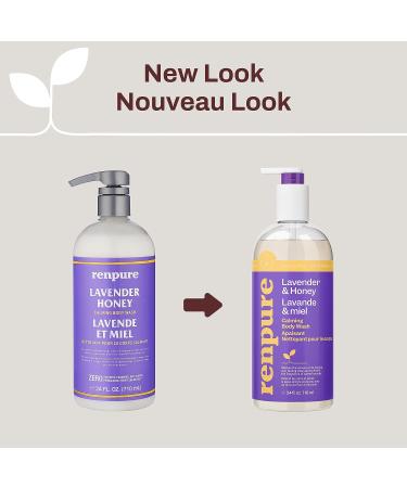 Renpure Lavender & Honey Body Wash - 24 Fl Oz - Buy Online on GoSupps.com