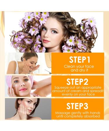 Hyaluronic Acid Face Cream Hydrating Face Cream with Hydrolyzed Collagen Niacinamide Tocopherol Vitamin E Anti-Ageing Anti-Wrinkle Moisturising Cream for Men and Women 50ml - Buy Online on GoSupps.com