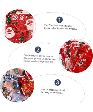 Hoement 36pcs Christmas Cheesy Bag Storage Bags The Storage Pouch Pouch Beam Port Jewelry 10X15CM As Shown - Buy Online on GoSupps.com