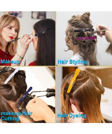 Pastel Gator Hair Clips - 10 Piece Set for Styling & Sectioning | Non-Slip Alligator Clips - Buy Online on GoSupps.com