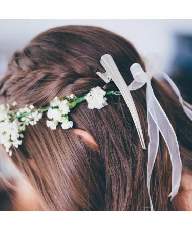 KALLORY 12Pcs Large Duckbill Hair Clips - Non-Slip Metal Barrettes for Thick & Thin Hair (Silver) - Buy Online on GoSupps.com