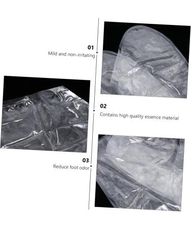 FRCOLOR 12 Pairs Footsticker Foot Mask Feet Nourishing Foot Masks Foot Dead Skin Masks Cracked Feet Dead Skin Remover Foot Peeling Covers Sandwich Container Sock Delicate Abs White - Buy Online on GoSupps.com