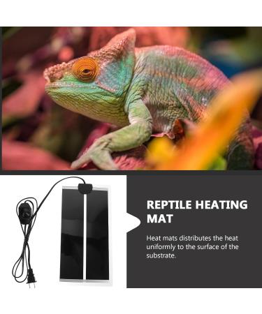 Reptile Heating Pad Adjustable Under Tank Heater Reptile Tank Warmer Mat for Turtle Lizard with US Plug 7W - Buy Online on GoSupps.com