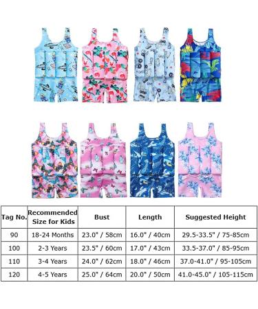 IWEMEK Kids Swimming Float Jacket - Blue Dinosaur 18-24 Months | One Piece Bathing Suit for Boys and Girls | Buoyancy Aid Vest with Adjustable Cotton Stick - Buy Online on GoSupps.com