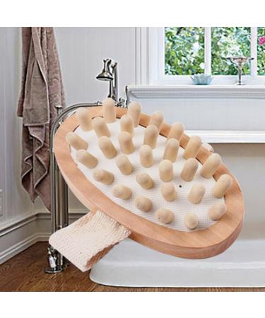 Yardwe Wooden Cellulite Massage Body Massager for Hair Stimulation and Skin Exfoliation - Buy Online on GoSupps.com