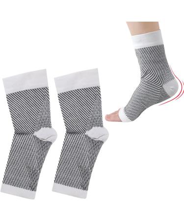 Buy Healeved Ankle Brace Sleeve - Support for Running Soccer & Fitness | Pressurized Ankle Protector - White - Buy Online on GoSupps.com