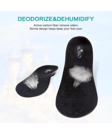 Moiso Orthopedic Insoles for Arch Support & Pain Relief | Heel Pillow & Gel Massage | EU Size 42-45 - Buy Online on GoSupps.com
