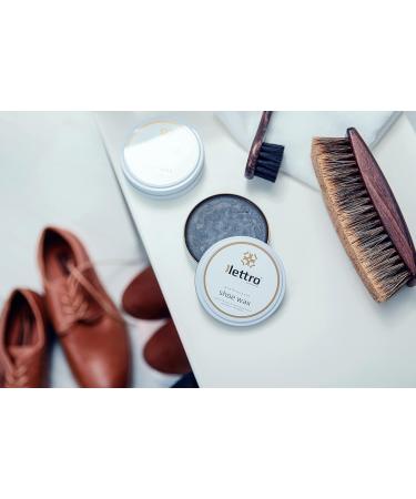 Lettro Shoe Wax 100ml - Professional Quality Polish for Smooth Leather - Dark Brown 106 - Buy Online on GoSupps.com