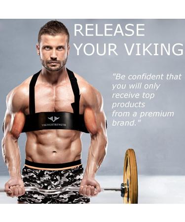 Vikingstrength Arm Blaster - Premium Bicep & Tricep Isolator for Muscle Definition & Strength | Includes V-Strength Workout App - Buy Online on GoSupps.com
