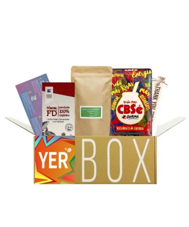 YERBOX Ensemble de Th Yerba Mate : CBSe Guarana 500g + Fede Rico Potente 250g + Brazilian Green Mate Guarana 200g Energy lifestyle