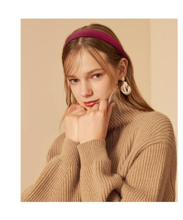 Deoot Pearl Knotted Wide Headband for Women - Non Slip Black Hair Accessory - Buy Online on GoSupps.com