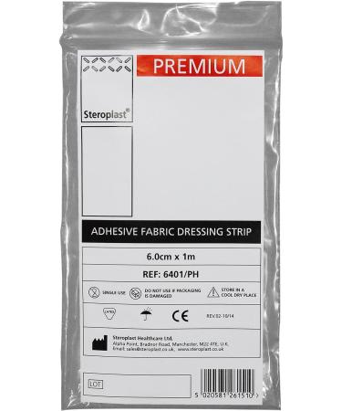 Steroplast D295 Fabric Dressing Strip 6cm x 1m - Pack of 1 - Buy Online on GoSupps.com