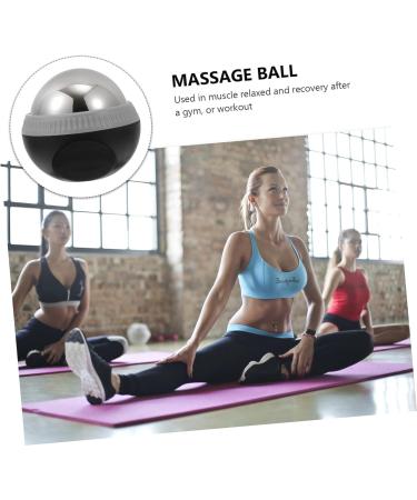 Magiclulu Stainless Steel Massage Ball - Hot & Cold Roller for Yoga & Muscle Relaxation | 1stk Multifunctional Fitness Tool - Buy Online on GoSupps.com