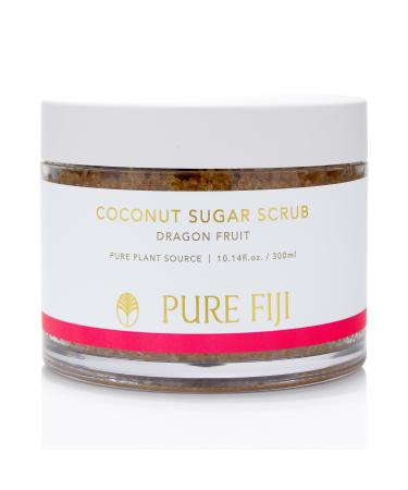 Pure Fiji Coconut Sugar Body Scrub Dragon Fruit (10.14 Oz /300ml)