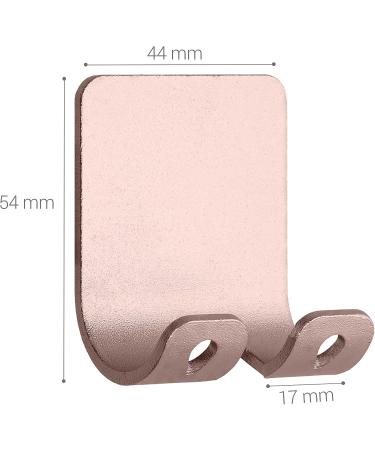 Buy kwmobile 2x Self-Adhesive Razor Holder Set - Wall Hook for Wet Razors - Versatile for Various Surfaces - Stylish Rose Gold Finish - Buy Online on GoSupps.com
