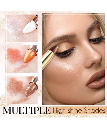 2/6Pack 2-in-1 Pearlescent Eyeshadow Makeup Pen Glitter Eye Makeup 2 in 1 Eyeshadow Stick (2PCS-#4) - Buy Online on GoSupps.com