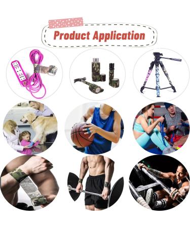 Xinnian Self-Adhesive Bandage - 12 Rolls Elastic Cohesive Fixing Bandage for Animals & Humans - Ideal for Finger Wrist Ankle Compression & Swelling - 5cm x 4.5m - Buy Online on GoSupps.com