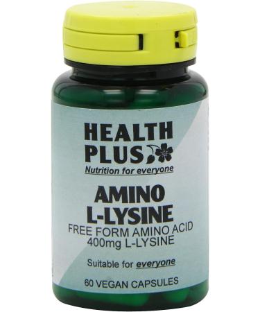 Health Plus L-Lysine HCL 500mg Amino Acid Supplement - 60 Capsules - Buy Online on GoSupps.com