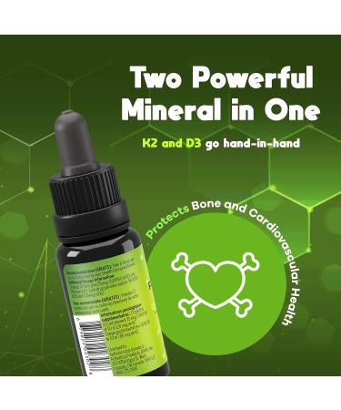Activation Products Perfect K2D3 Liquid Vitamin D3 + K2 in MCT Oil - Bone Strength and Immune Support - 15 ml - Buy Online on GoSupps.com