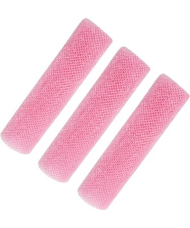 yanzisura Net Back Scrubber for Shower - Net Scrubber Nylon Mesh Skin Smoother Bath Towel | Elastic Bath Sponges for Daily Use Women & Men Bathing Pink - Buy Online on GoSupps.com