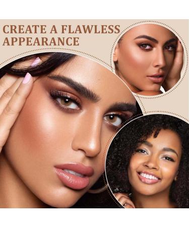 1 Pi ce B ton de fond de teint avec 1 houppette noire triangulaire s rum boosted Skin Tint Balm - Fond de teint hydratant solide - Buy Online on GoSupps.com