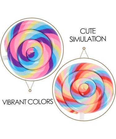 TOYANDONA 1set Lollipop Doll Toys Fake Candy Carnival Candy Christmas Lollipop Prop Mini Lollipop 4pcs - Buy Online on GoSupps.com