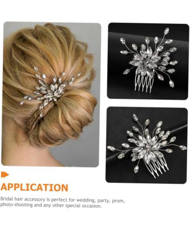 DOITOOL Hair Comb Hair Accessories for Bride Bridal Hair Accessories Bridal Accessories Prom Hair Accessories Bride Accessories Bride Headpiece Prom Headpiece Tiara Alloy Wedding Headband - Buy Online on GoSupps.com