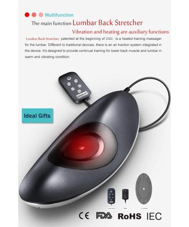 Electric Lumbar Traction Device with Heat & Adjustable Intensity - Back Pain Relief and Relaxation | Ideal Gift - Buy Online on GoSupps.com
