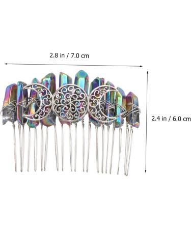 FRCOLOR 1pc Niang Silver 20-tooth Hair Comb Pearl Headpiece Hair Accessory Wedding Hair Comb Hair Decorations for Women Grey Lace Front Wigs Mermaid Clip Tie up Copper Wire Bride The Witch - Buy Online on GoSupps.com