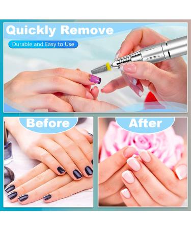 3Pcs Carbide 5 in 1 Nail Drill Bit Set - Left and Right Handed Use - XF F M C 3/32 Brocas Para Drill Nails for Acrylic Gel - Fast Sliver Removal - Buy Online on GoSupps.com