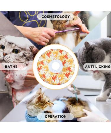 Kytpyi Halskrause Cat Collar - Adjustable Stain-Resistant Waterproof Cotton - Perfect for Cats & Small Dogs (17-27cm) - Buy Online on GoSupps.com