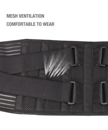 AMONIDA Back Compression Belt | Comfortable & Highly Elastic Waist Brace for Summer Sports | Ideal for Men & Women - Buy Online on GoSupps.com