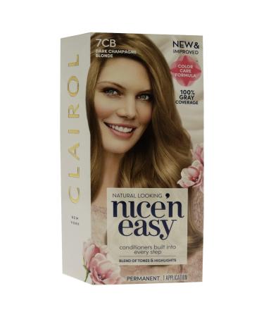 Clairol Nice n Easy Permanent Color - 7CB Dark Champagne Blonde Hair Color Women 1 Application
