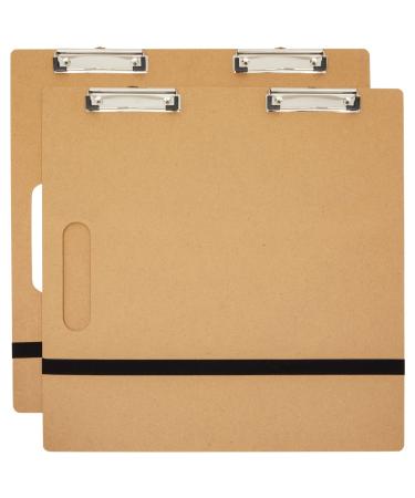 Artists Sketch Board with Double Clips for Art Classroom, Studio, Field (18x18 in, 2 Pack) 18 x 18 Inch - Buy Online on GoSupps.com