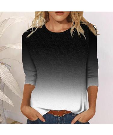 Women's T-Shirt Summer Blouse Shirt Women's Tops V-Neck Plain Clothing Women Summer Shirts Flower Summer T-Shirts Top Cotton Blouse Women's Blouses Waffle Knitted Slim Fit T-Shirt Shirts Black M - Buy Online on GoSupps.com