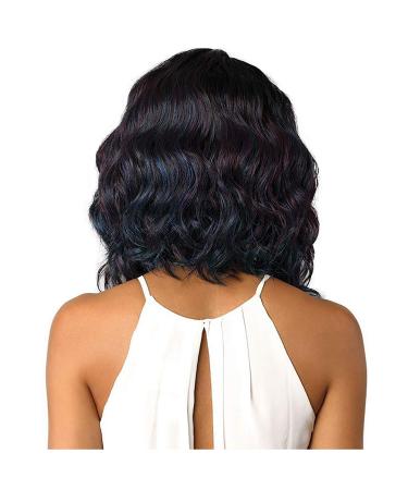 Bobbi Boss MLF-181 Denna Swiss Lace Front Wig in 1B Off Black - Synthetic Hair - Buy Online on GoSupps.com