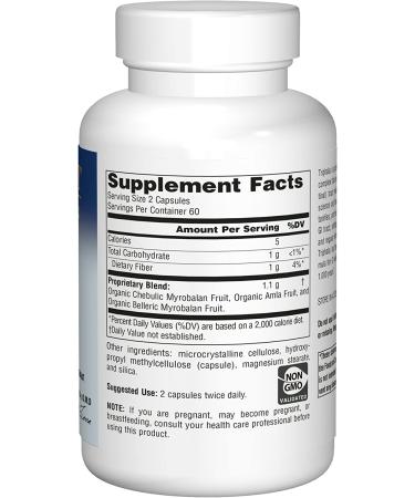Triphala Gold 550 mg - GI Tract Wellness by Planetary Herbals | 120 Capsules - Buy Online on GoSupps.com