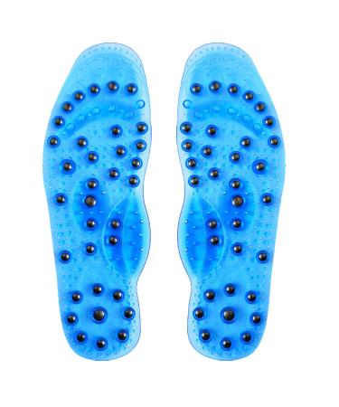 Yarpiany Magnetic Insoles Acupressure for Men and Women (68 Magnets) Foot Massager Shoe-pad - Foot Therapy Reflexology Magnetic Gel Insoles (Female) Female/9.84 Inch