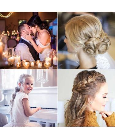 MBSomnus 150pcs U-Shaped Hair Pins Set for Women & Girls - Brown Hair Bobby Pins for Buns - Metal Hair Clips Hairdressing Salon Accessories - Black Gold Brown 7cm - Buy Online on GoSupps.com