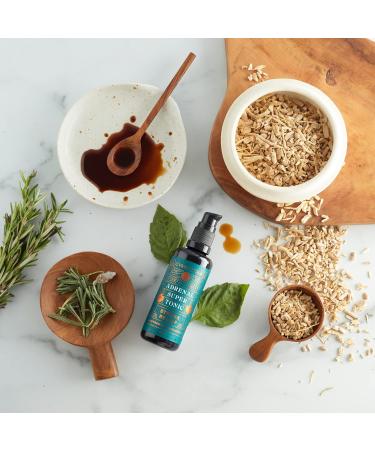 Cymbiotika Adrenal Super Tonic: Ashwagandha, Zinc, Lavender, Holy Basil Liquid Supplement for Immune Support & Relaxation - 2 fl oz - Buy Online on GoSupps.com