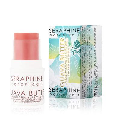 Seraphine Botanicals 91% Natural Creamy Lip & Cheek Stain Butter (Guava)