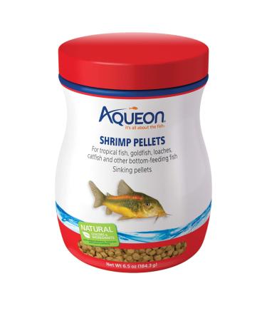 Aqueon Shrimp Pellets Fish Food 6.5 Ounce (Pack of 1)